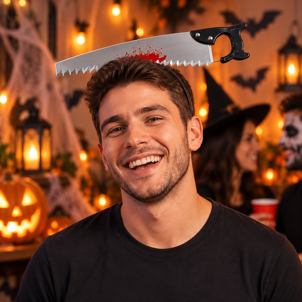 Bentita Horror Cu Ferastrau Decorativ De Halloween - in folosinta 1 - Shopiens