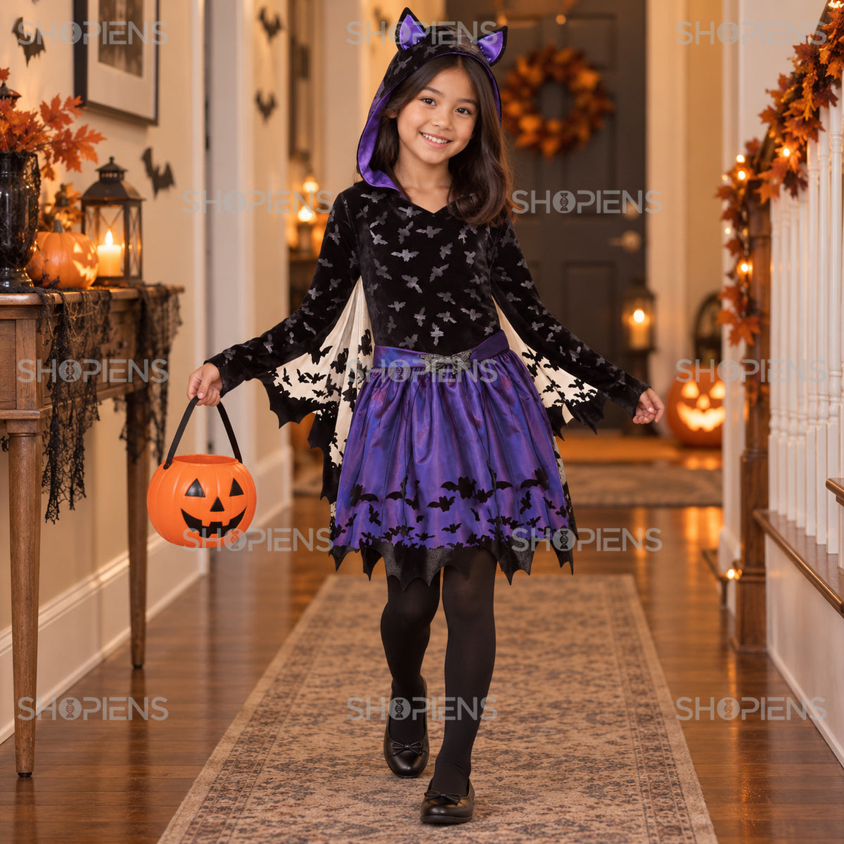 Rochie Liliac De Halloween, 8 Ani