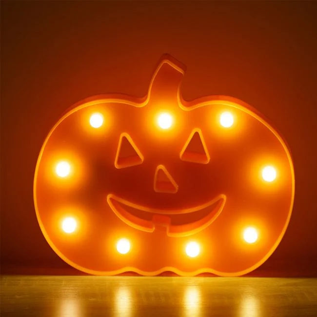 Dovleac Portocaliu Cu Noua LED-uri Calde, 24,5 Cm - Shopiens