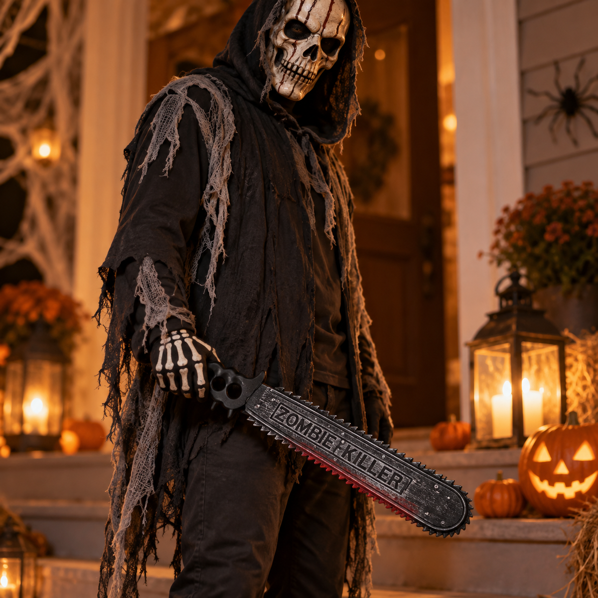 Ferastrau Decorativ Zombie Killer, Plastic, 50 Cm - in folosinta 2 - Shopiens