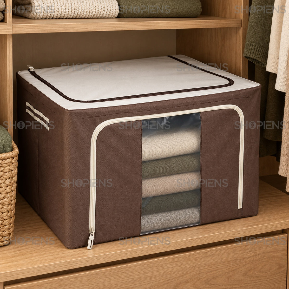 Husă cu acces frontal pentru textile, 88 l