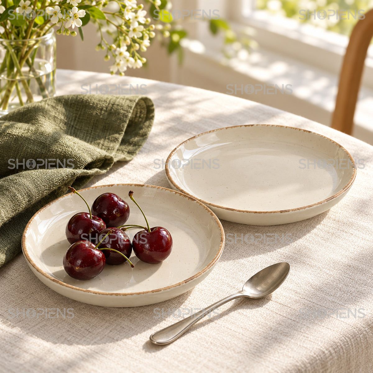 Set de 2 farfurii pentru desert, 15 cm