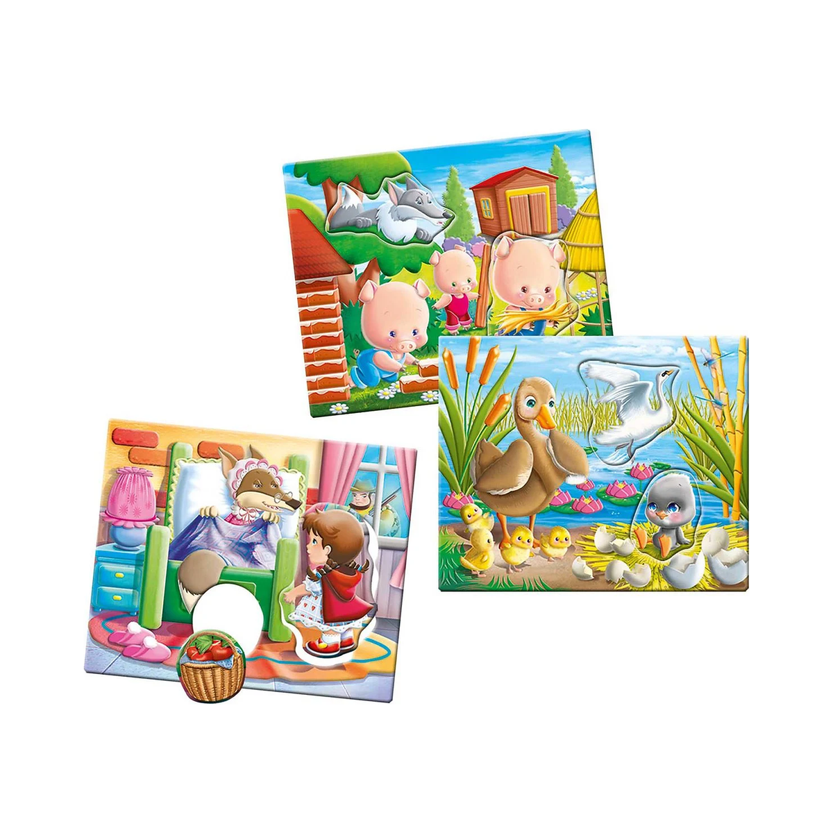 Set educativ Agerino cu puzzle-uri Povești clasice – imagine 3 | Shopiens