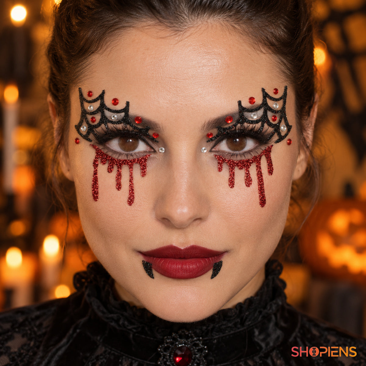 Tatuaj Facial Vampir Cu Glitter
