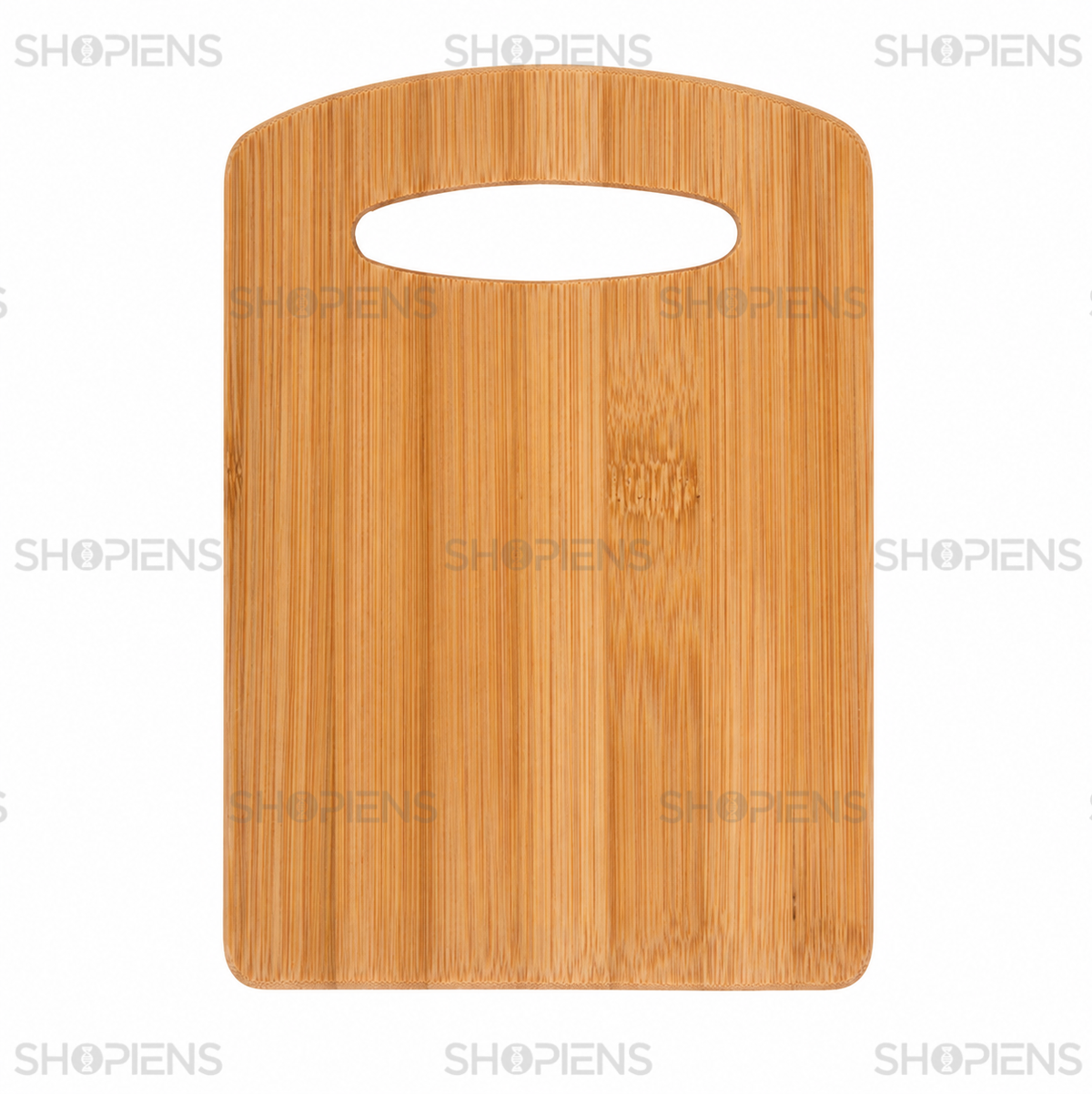Tocator compact din bambus, pentru fructe si legume, 19cm x 13.5cm x 1cm