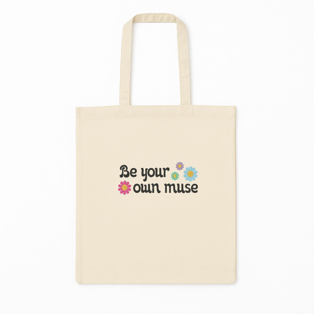 Tote Bag Brodat Be Your Own Muse