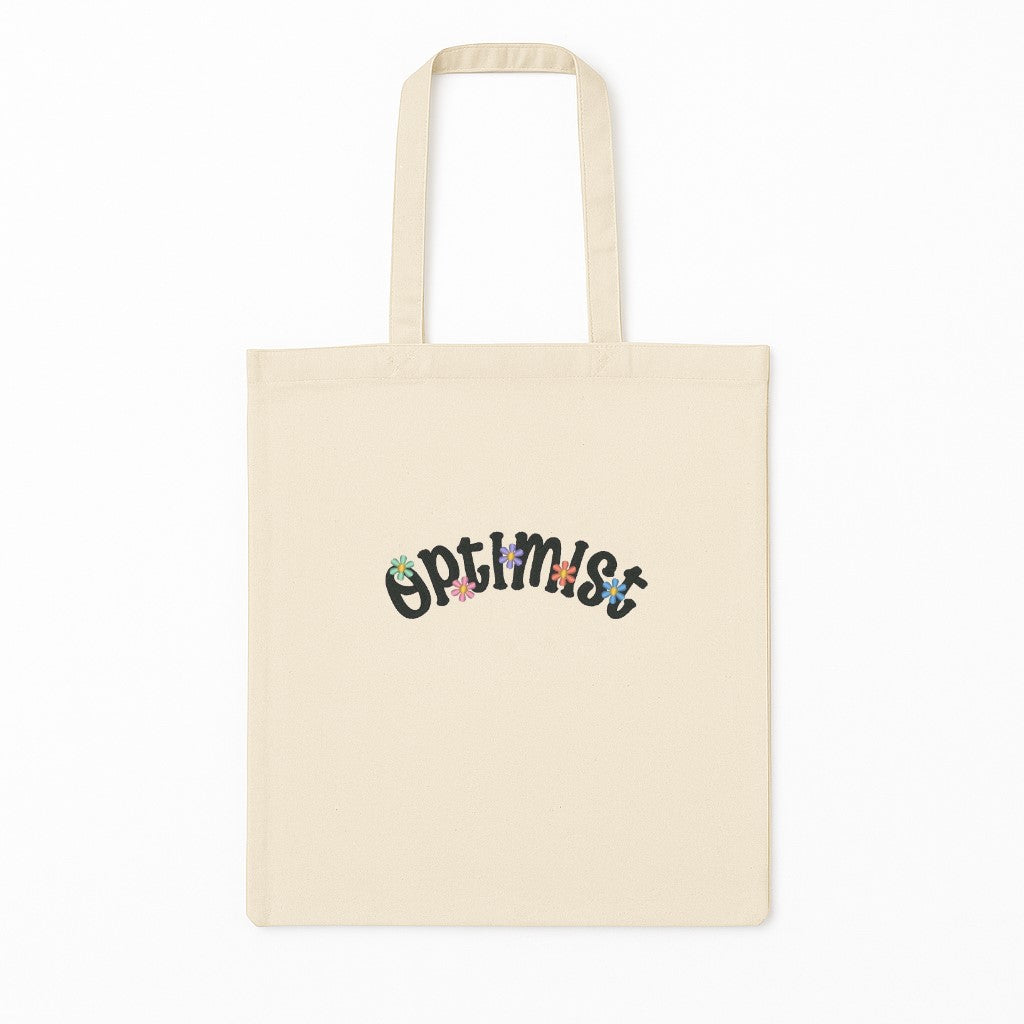 Tote Bag Brodat Optimist