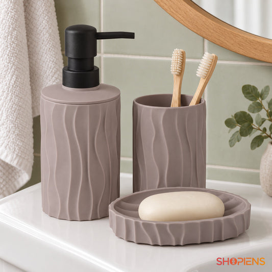Set accesorii baie si trucuri organizare baie toamna - Shopiens
