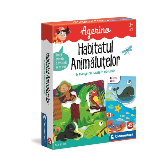 Joc educativ Agerino Habitatul animăluțelor | Shopiens