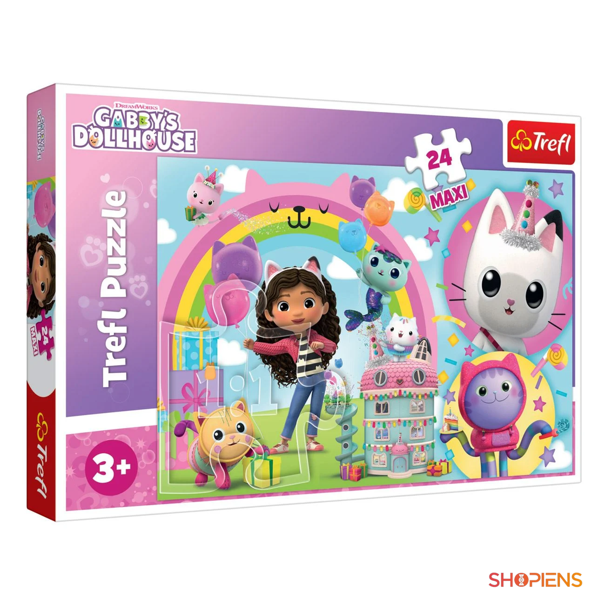 Puzzle Gabby și prietenii, 24 de piese mari