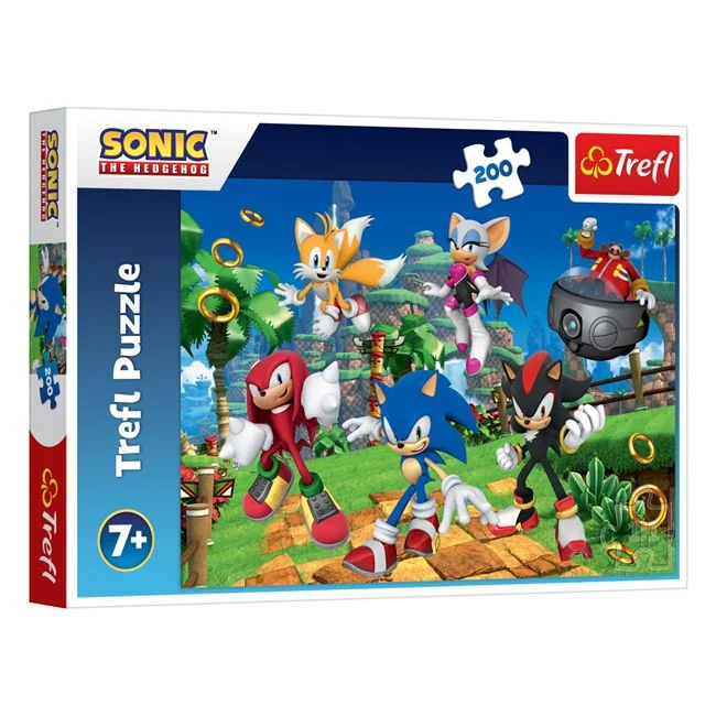 Puzzle Sonic și prietenii în acțiune, 200 de piese
