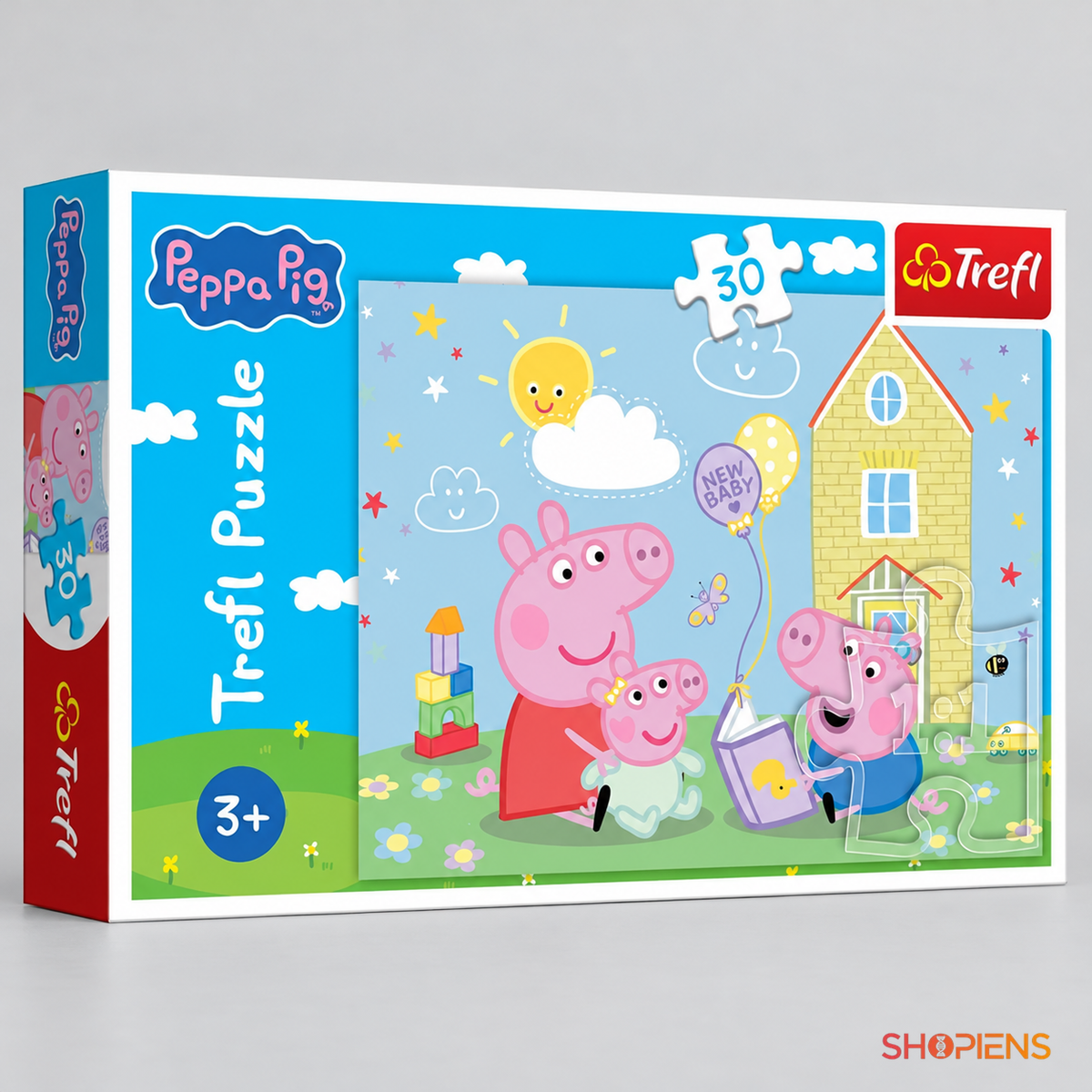 Puzzle cu familia Peppa Pig, 30 de piese