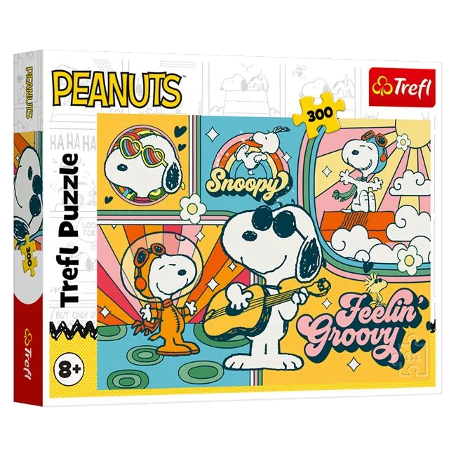Puzzle Snoopy cu chitară, 300 de piese