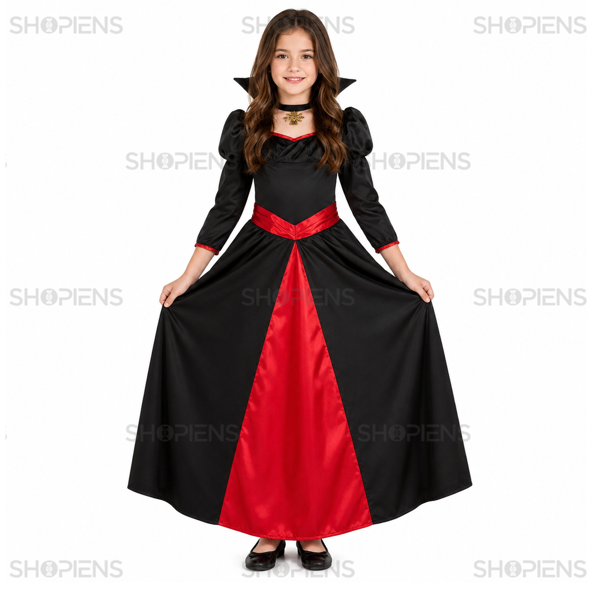 Vampirita Cu Rochie Lunga Si Colier Pentru Fete, 14 Ani - imaginea 2