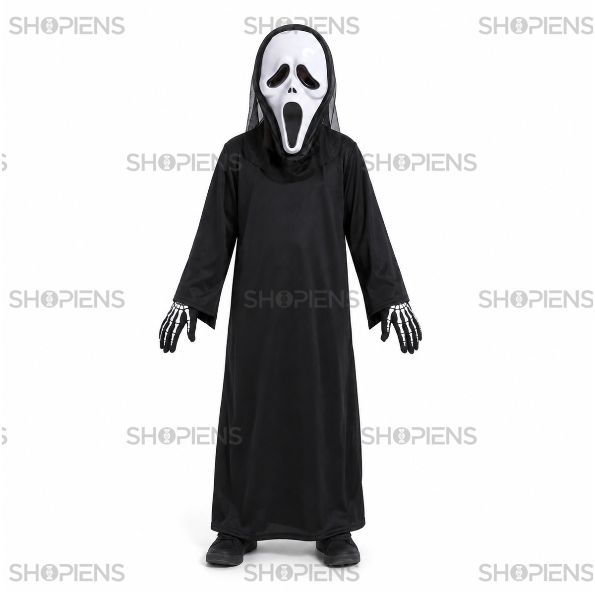 Costum Horror De Baieti Cu Masca Si Manusi, 12 Ani - imaginea 2