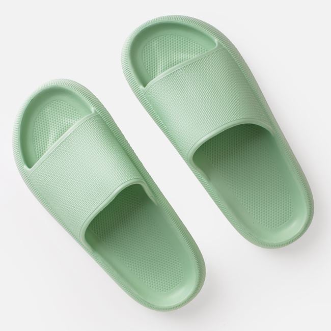 Papuci Dama Verde Menta Cu Design Minimalist
