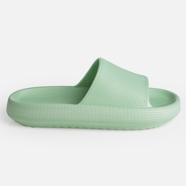 Papuci Dama Verde Menta Cu Design Minimalist