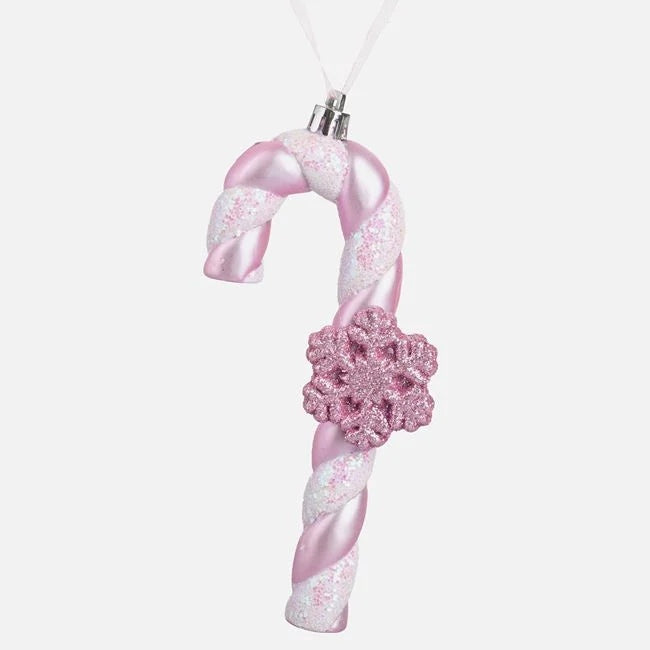 Acadea roz 3D cu fulg și glitter, 16,5 cm, vedere produs | Shopiens®