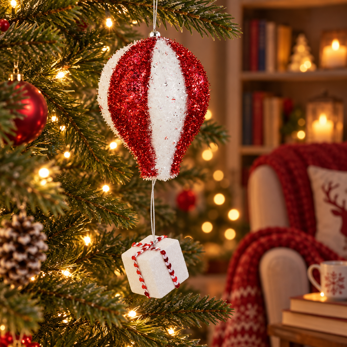 Balon Cu Cadou, Ornament Candy Pentru Brad, 28 Cm - in folosinta 2 - Shopiens
