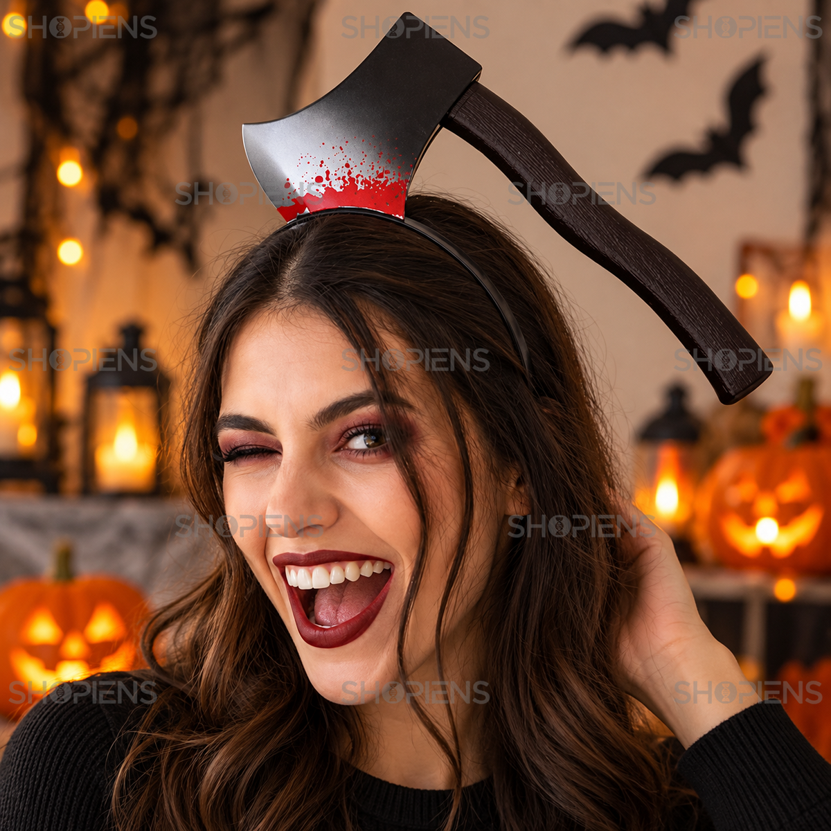 Bentita Cu Topor Decorativ Si Efect Horror - in folosinta 1 - Shopiens