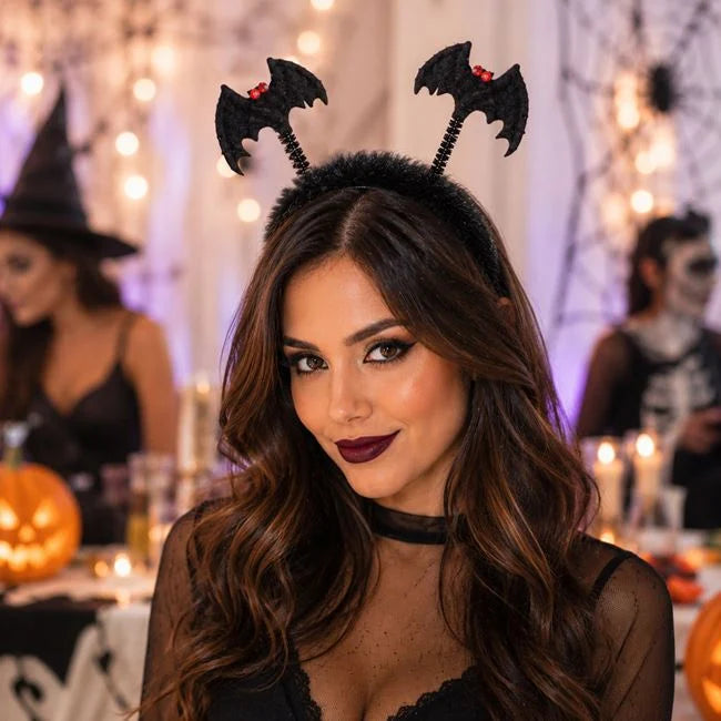 Bentita Pufoasa Cu Lilieci Mobili De Halloween - lifestyle principala - Shopiens