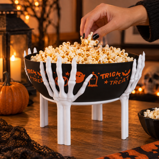 Bol Cu Suport Maini De Schelet, Halloween, 2,5 L - in folosinta 1 - Shopiens