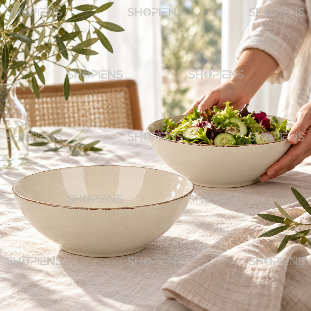 Set de 2 boluri pentru salată, 1,7 l