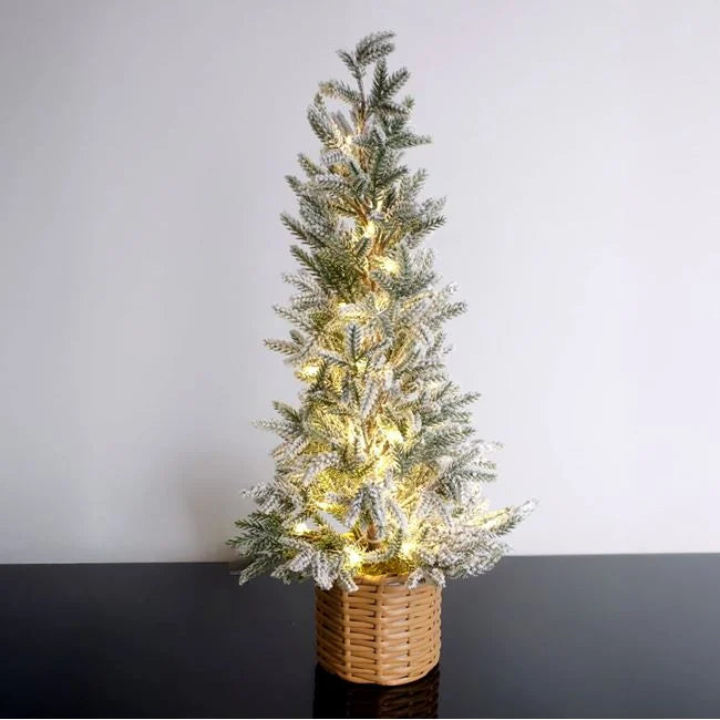 Bradut Inzapezit Cu LED In Ghiveci, 60 Cm - lifestyle principala - Shopiens