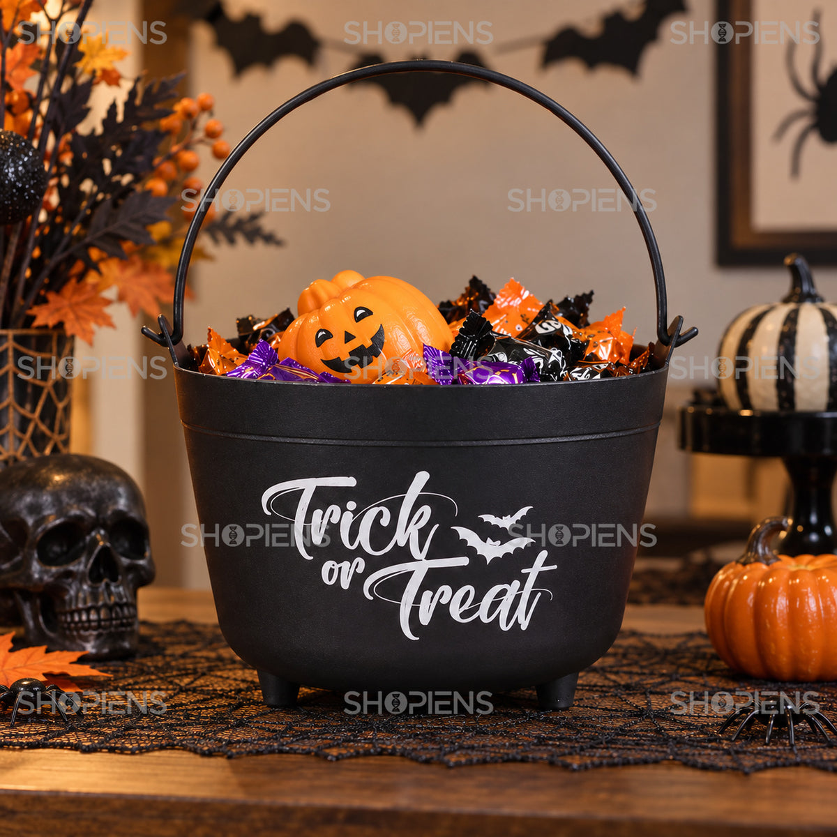 Ceaun Negru Trick Or Treat, 29 Cm