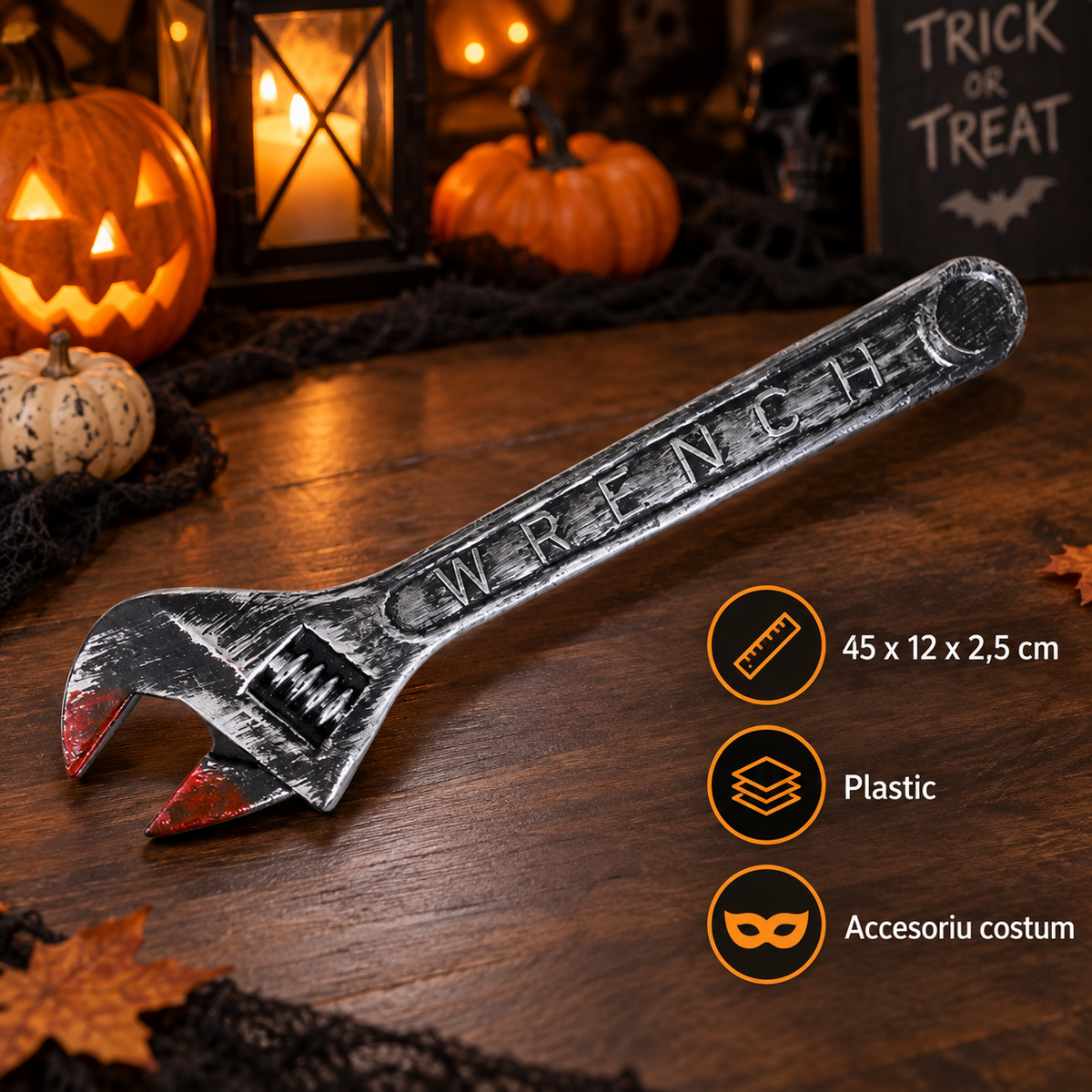 Cheie Franceza Horror Din Plastic, Accesoriu Halloween - specificatii - Shopiens