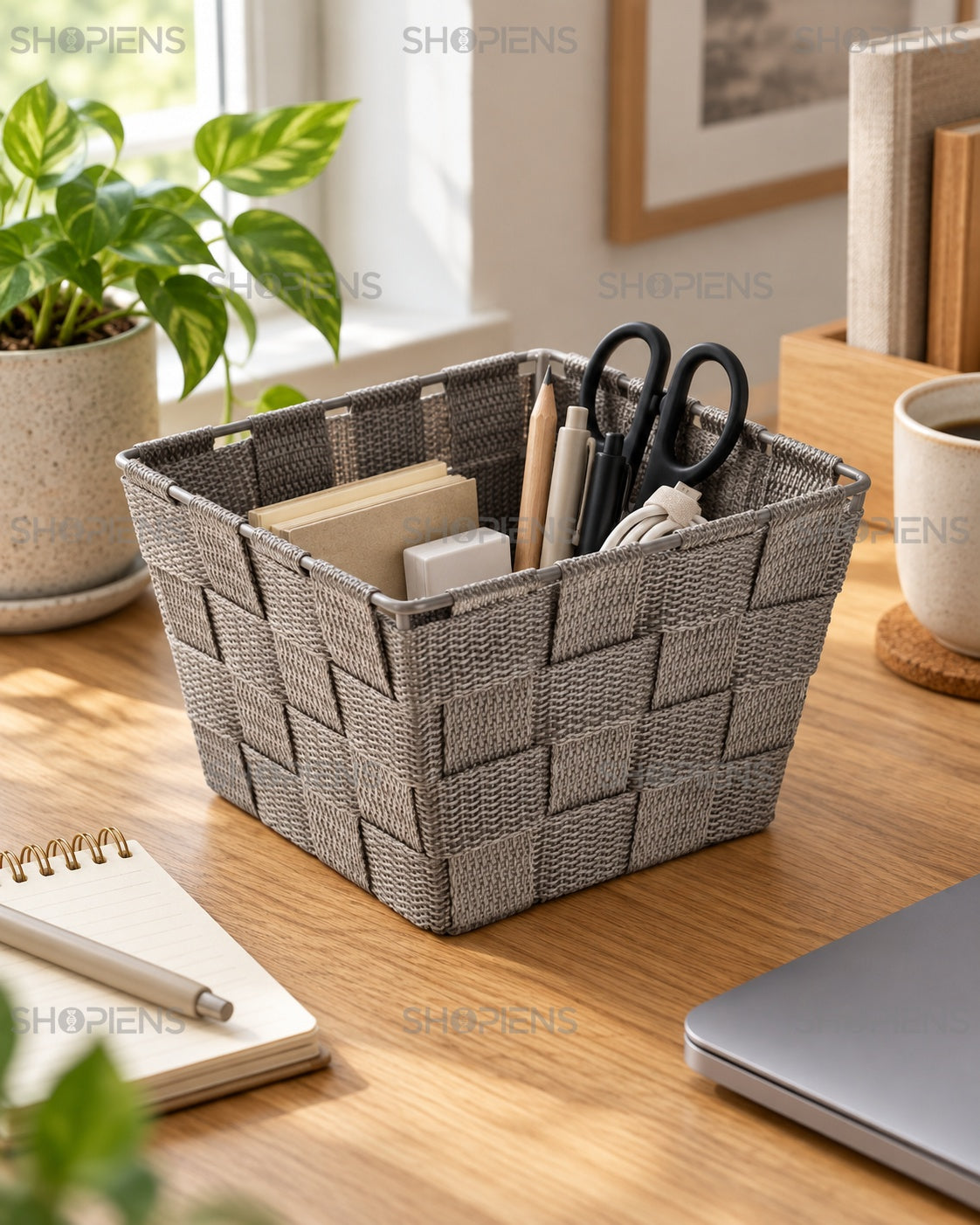 Coș Taupe Compact pentru Raft, 15 cm