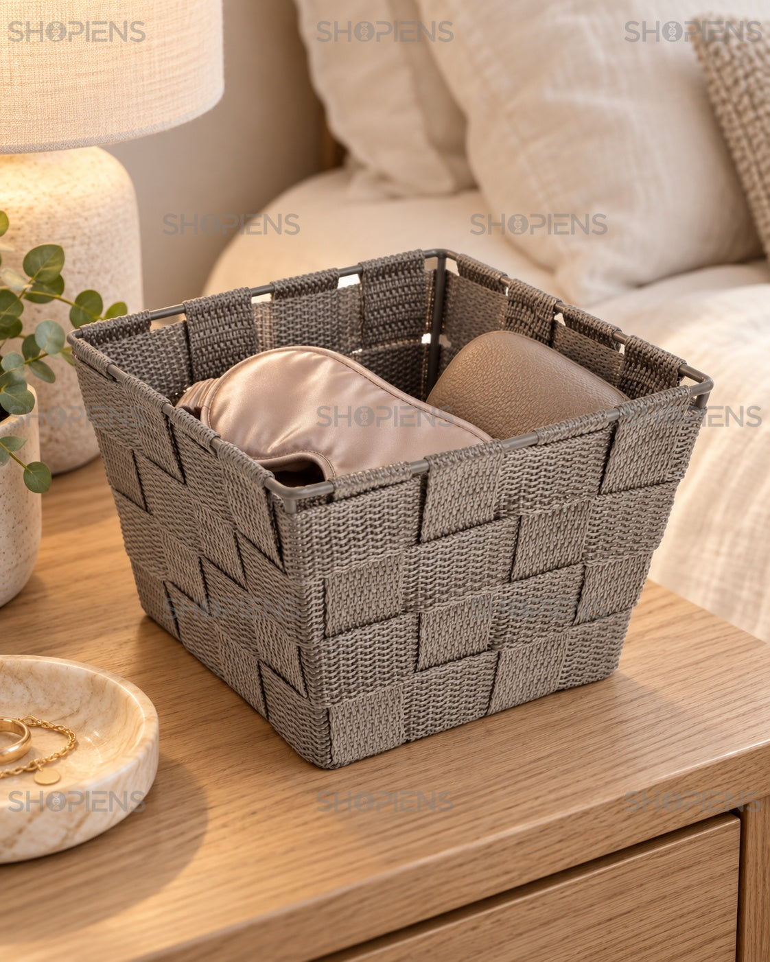 Coș Taupe Compact pentru Raft, 15 cm