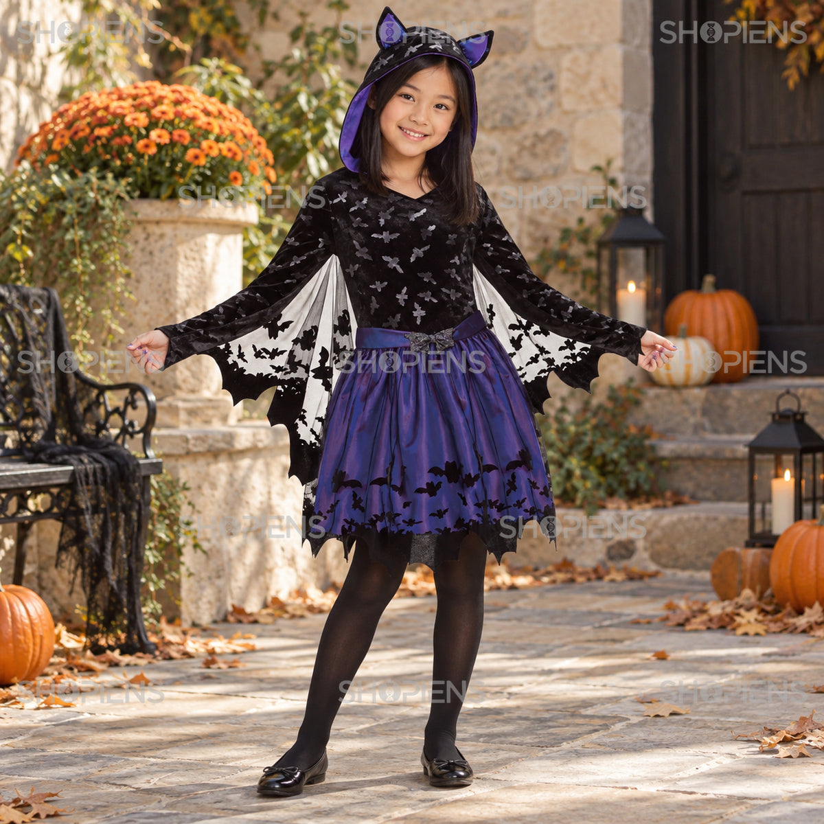 Rochie Liliac De Halloween, 8 Ani