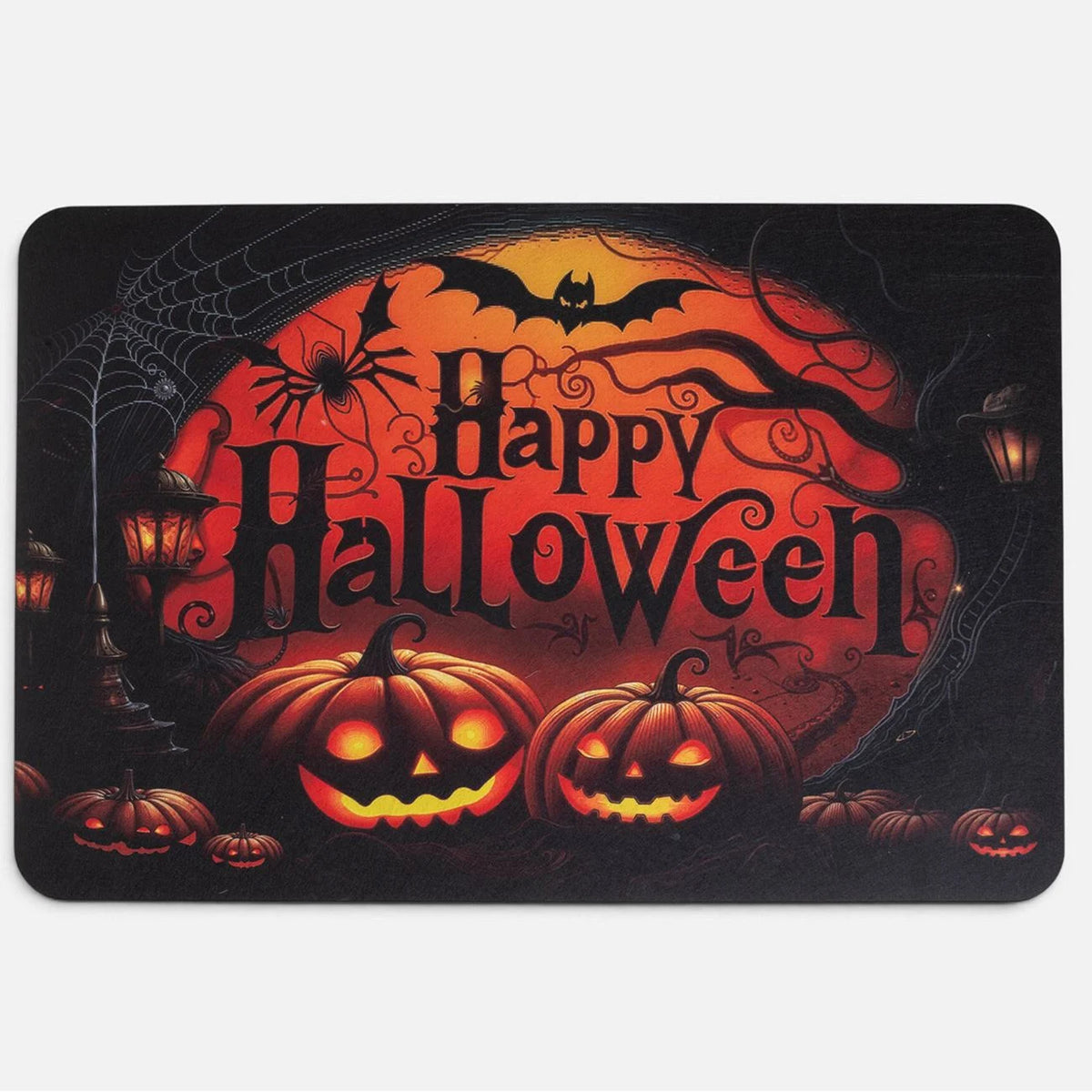 Covoras De Intrare Cu Dovleci Happy Halloween, 60 X 40 Cm - Shopiens