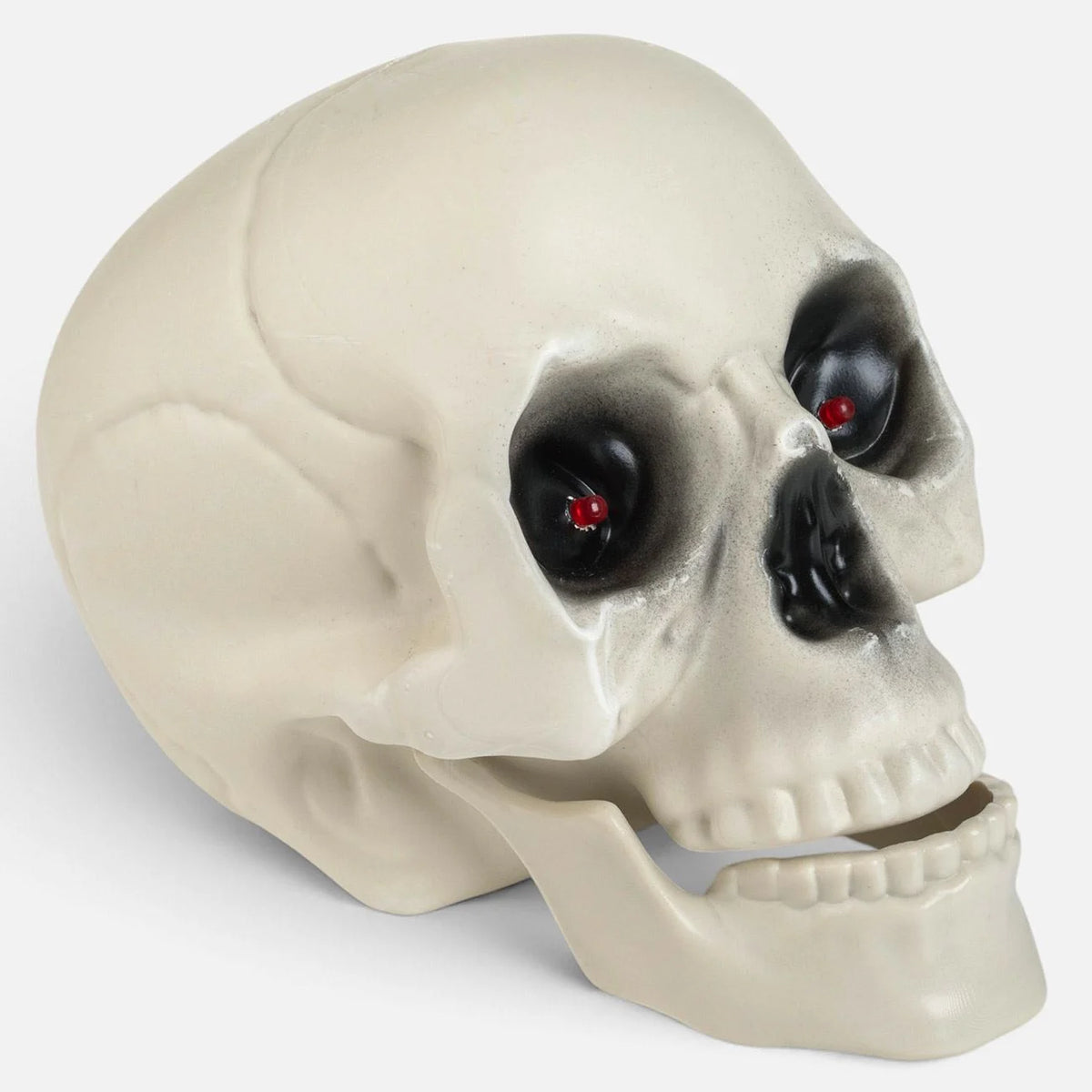 Craniu Cu Ochi Rosii LED Pentru Halloween, 19 X 13 X 16 Cm - Shopiens