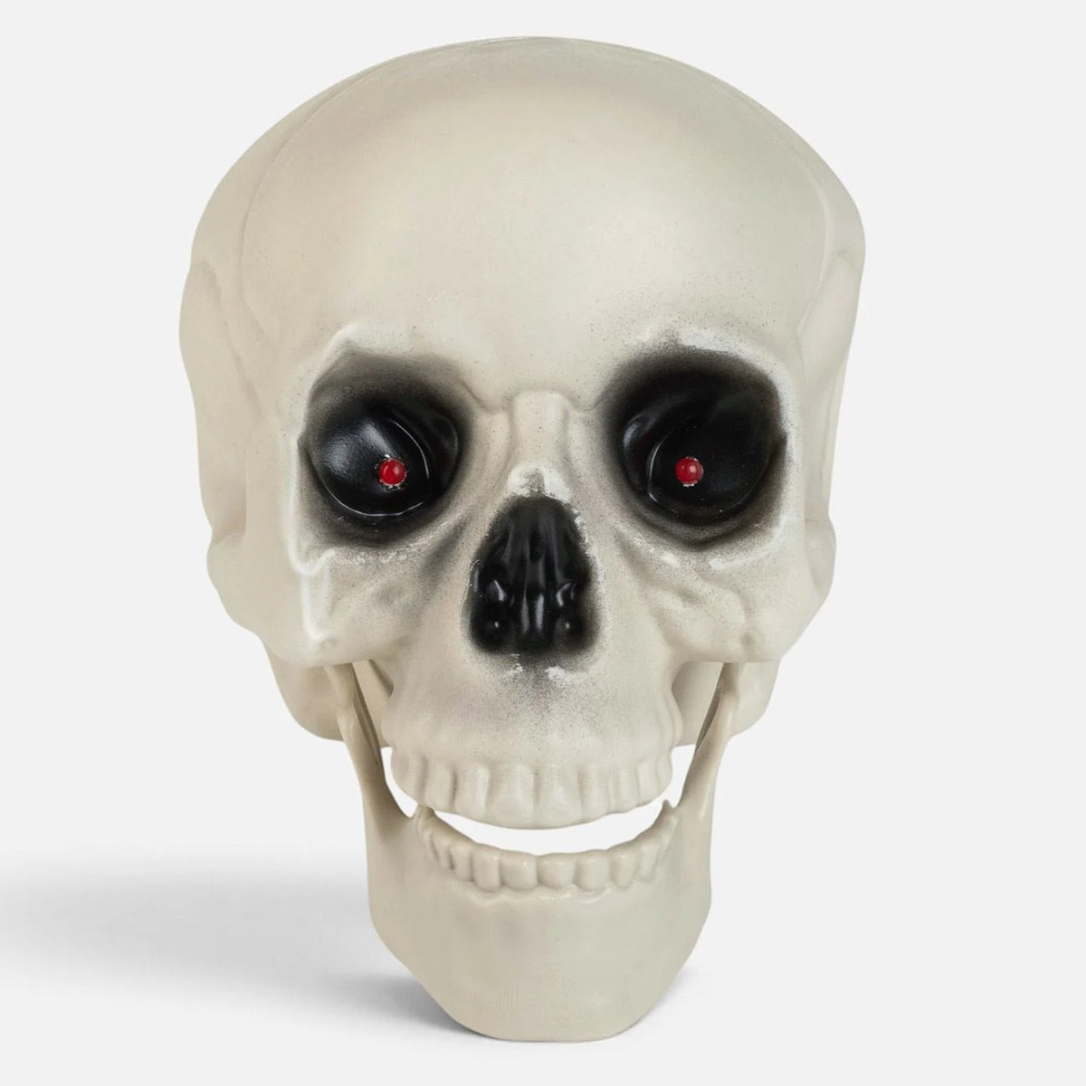 Craniu Cu Ochi Rosii LED Pentru Halloween, 19 X 13 X 16 Cm - Shopiens