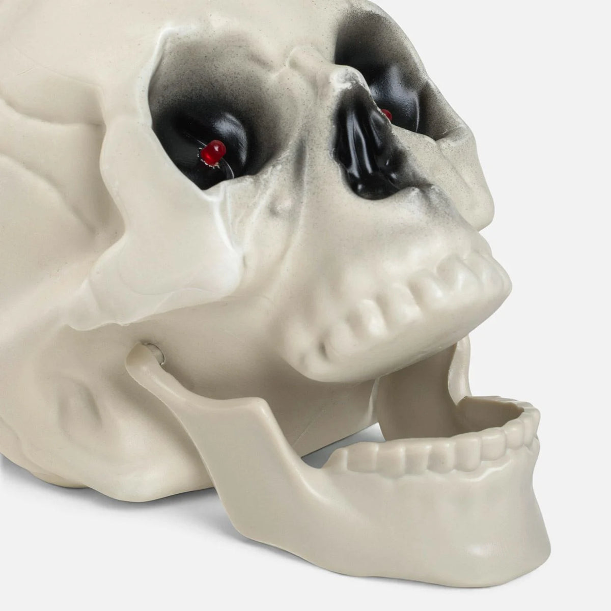 Craniu Cu Ochi Rosii LED Pentru Halloween, 19 X 13 X 16 Cm - Shopiens