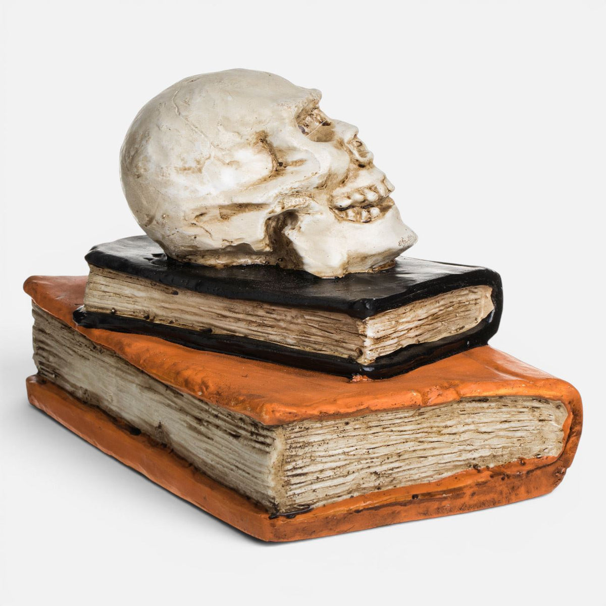 Craniu Luminos Pe Carti De Vraji, Decor Halloween 19 Cm - Shopiens
