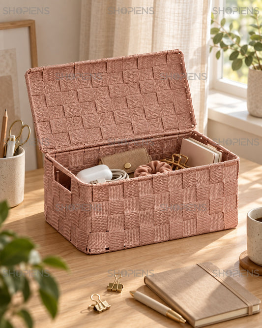 Cutie Somon cu Capac pentru Accesorii, 30 cm