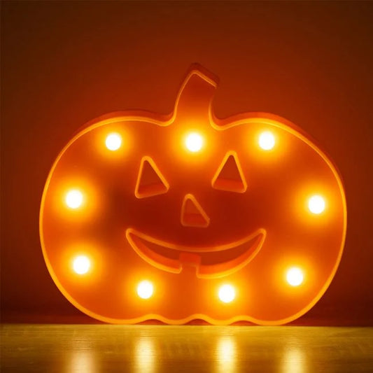 Dovleac Portocaliu Cu Noua LED-uri Calde, 24,5 Cm - Shopiens