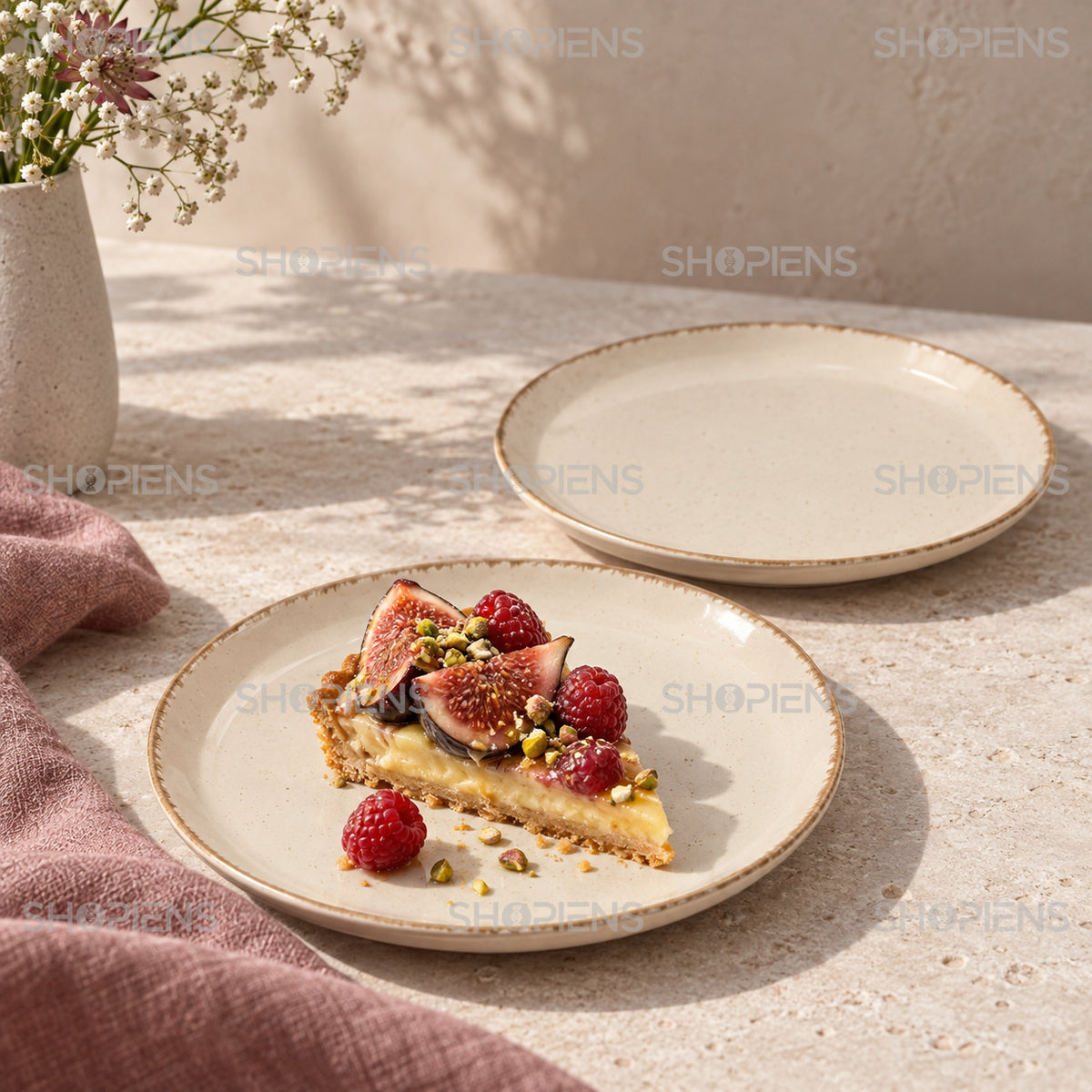 Set de 2 farfurii pentru fructe, 19,5 cm