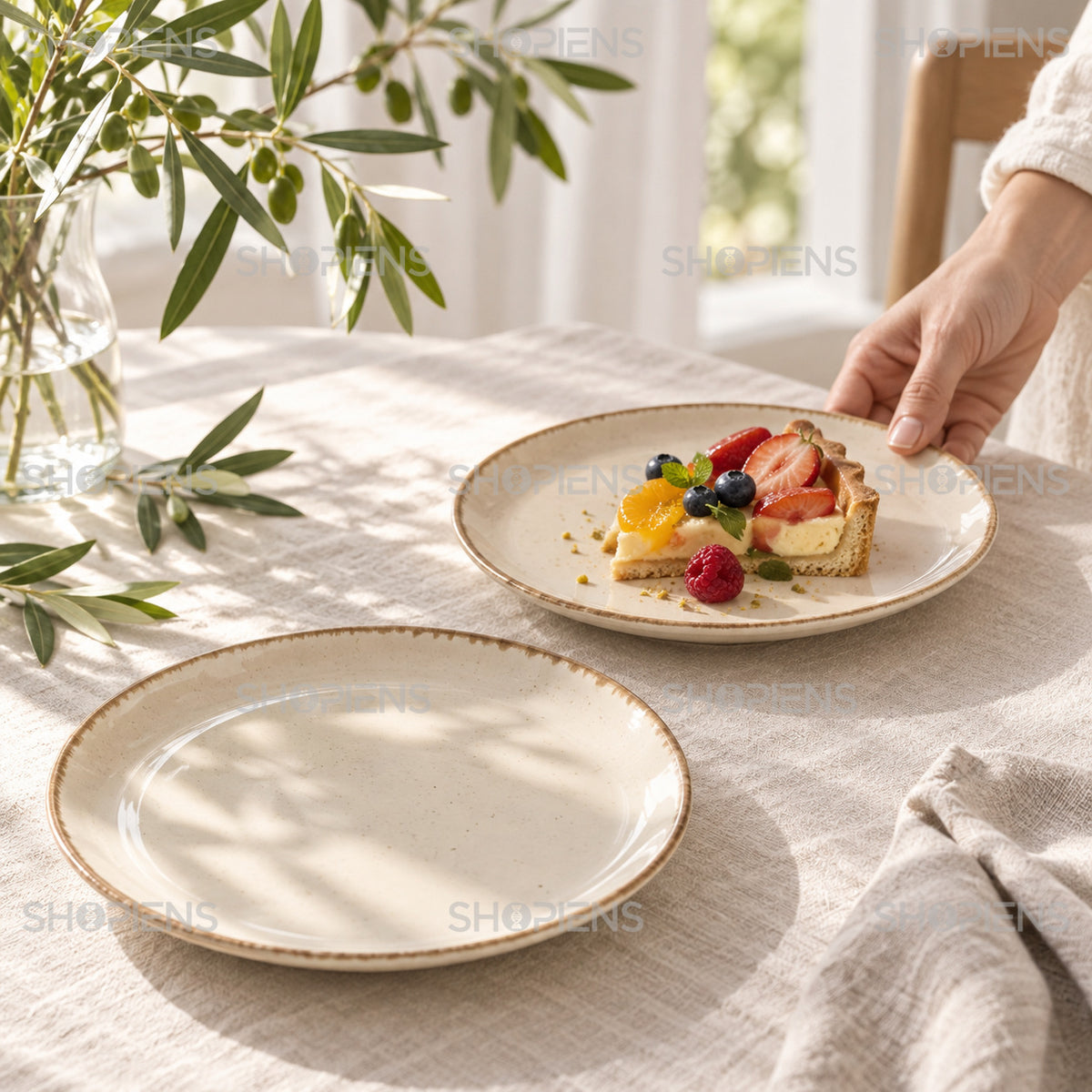 Set de 2 farfurii pentru fructe, 19,5 cm