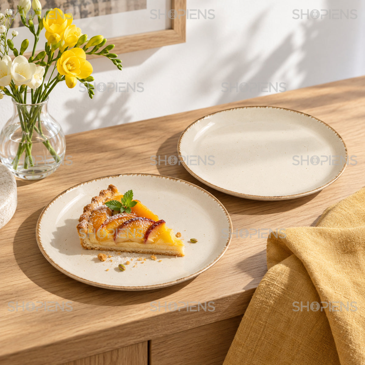 Set de 2 farfurii pentru fructe, 19,5 cm