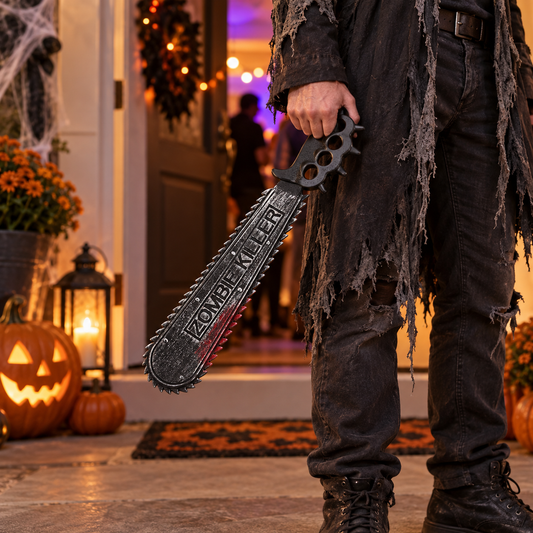 Ferastrau Decorativ Zombie Killer, Plastic, 50 Cm - in folosinta 1 - Shopiens