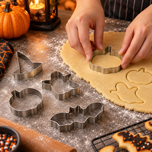 Forme Din Inox Pentru Biscuiti Halloween, Set De 5 - in folosinta 1 - Shopiens