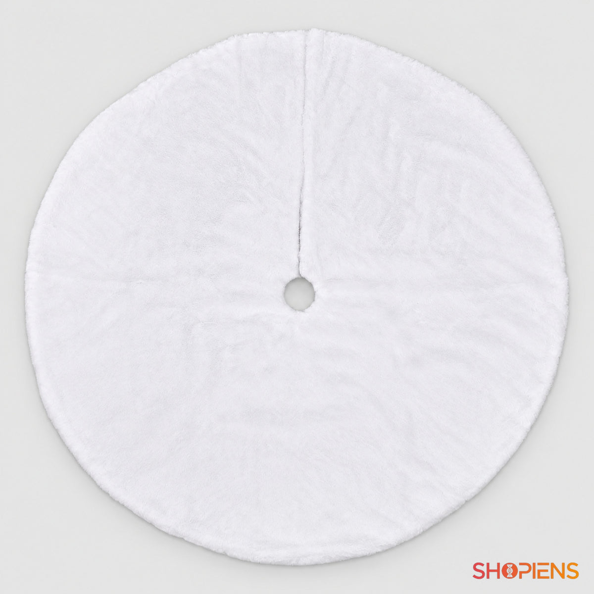 Fustă din blană artificială albă pentru brad, 90 cm | Shopiens