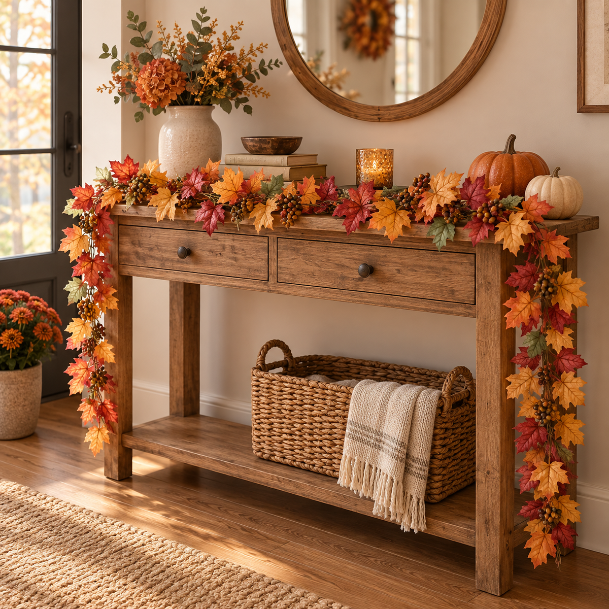 Ghirlanda Cu Frunze Si Fructe Decorative, 180 Cm - in folosinta 1 - Shopiens