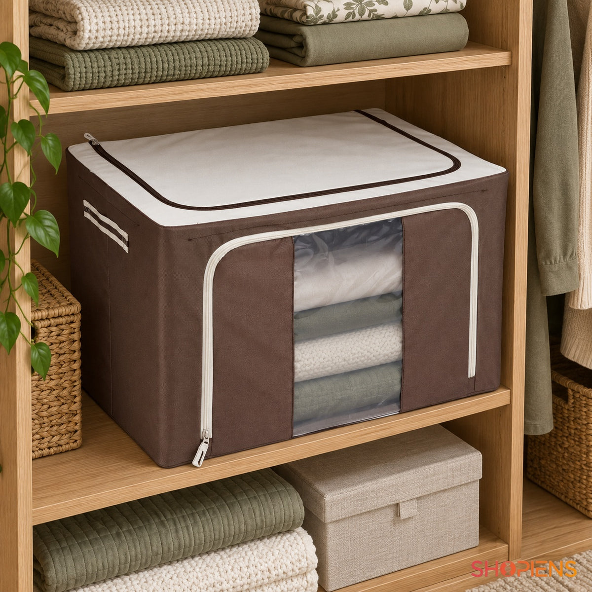 Husă cu acces frontal pentru textile, 88 l