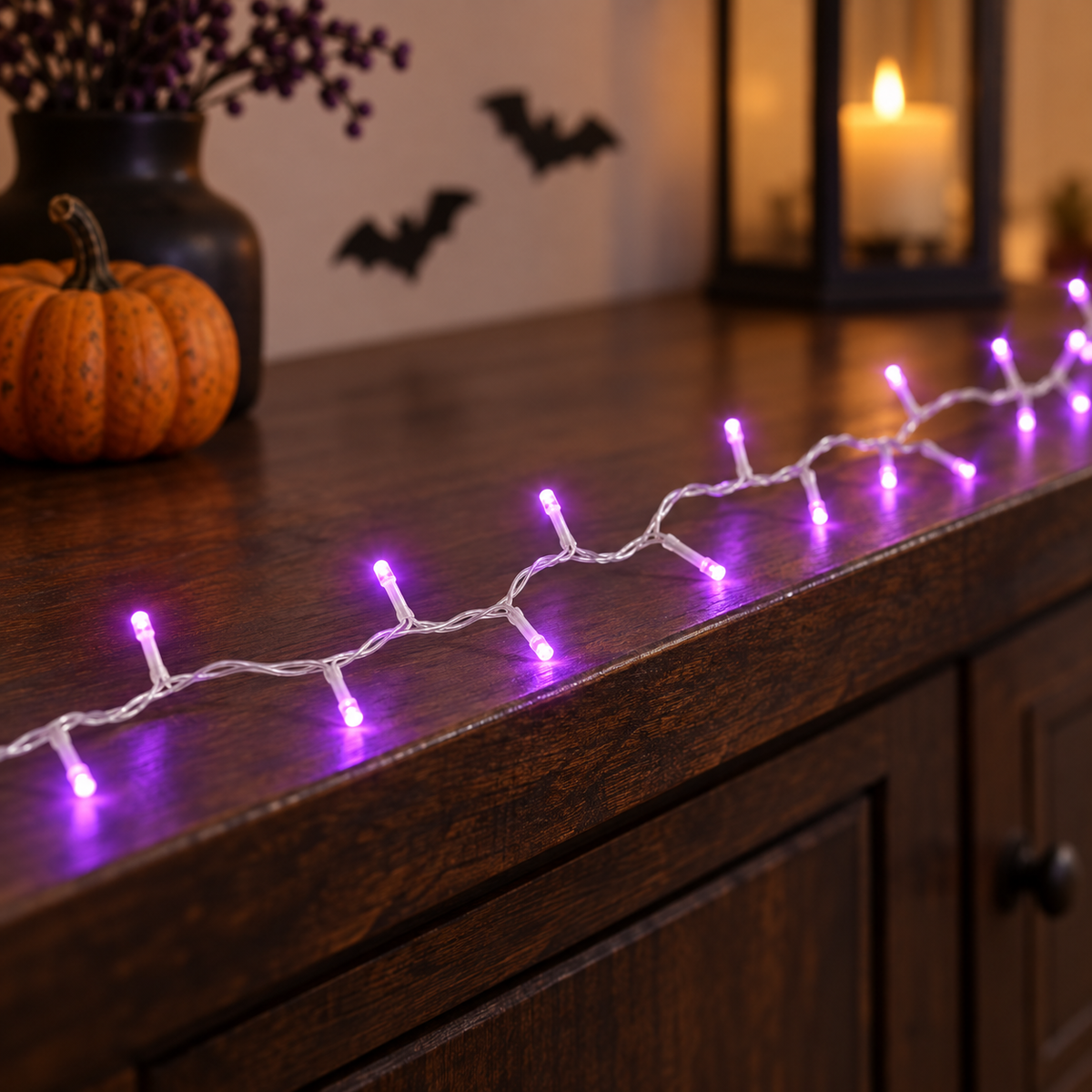 Instalatie Cu 20 LED-uri Mov Pentru Interior, 2,2 M - Shopiens