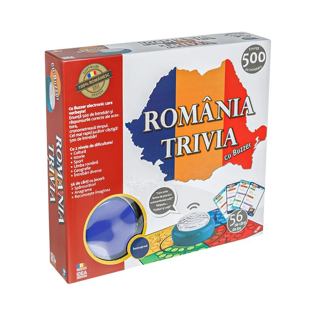 Joc de societate România Trivia cu buzzer | Shopiens